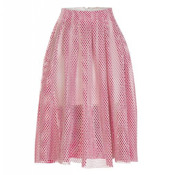 MAJE OPENWORK KNIT SKIRT - Picture 1 of 8